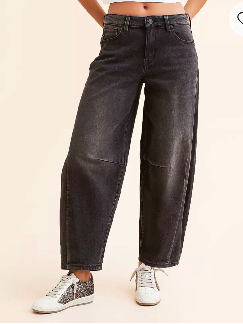Kancan Barrel Horseshoe Stretch Jean